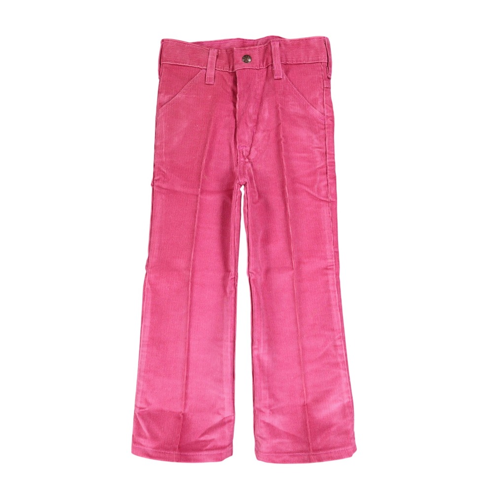 Toddly Winks Corduroy Pants Kids 5 Regular Pink Flare USA NWT NOS
